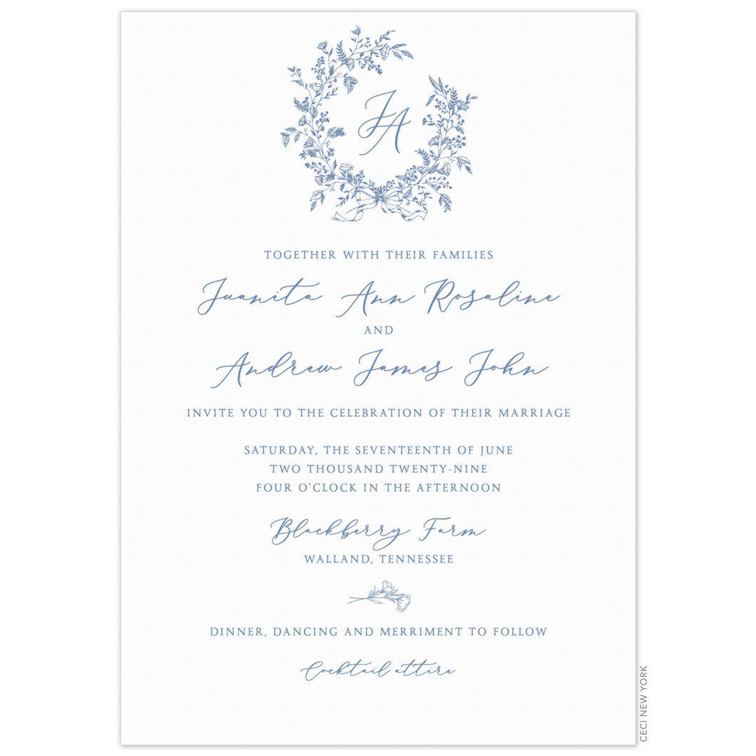 Annabelle Wreath Invitation