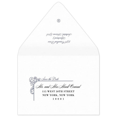 Florentine Save the Date Envelope