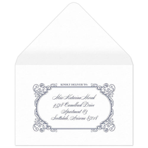 Florentine Fanciful Reply Card Envelope
