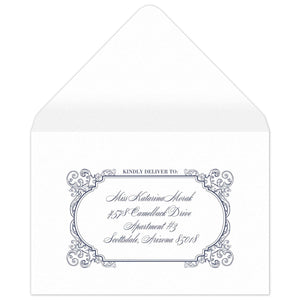 Florentine Fanciful Reply Card Envelope