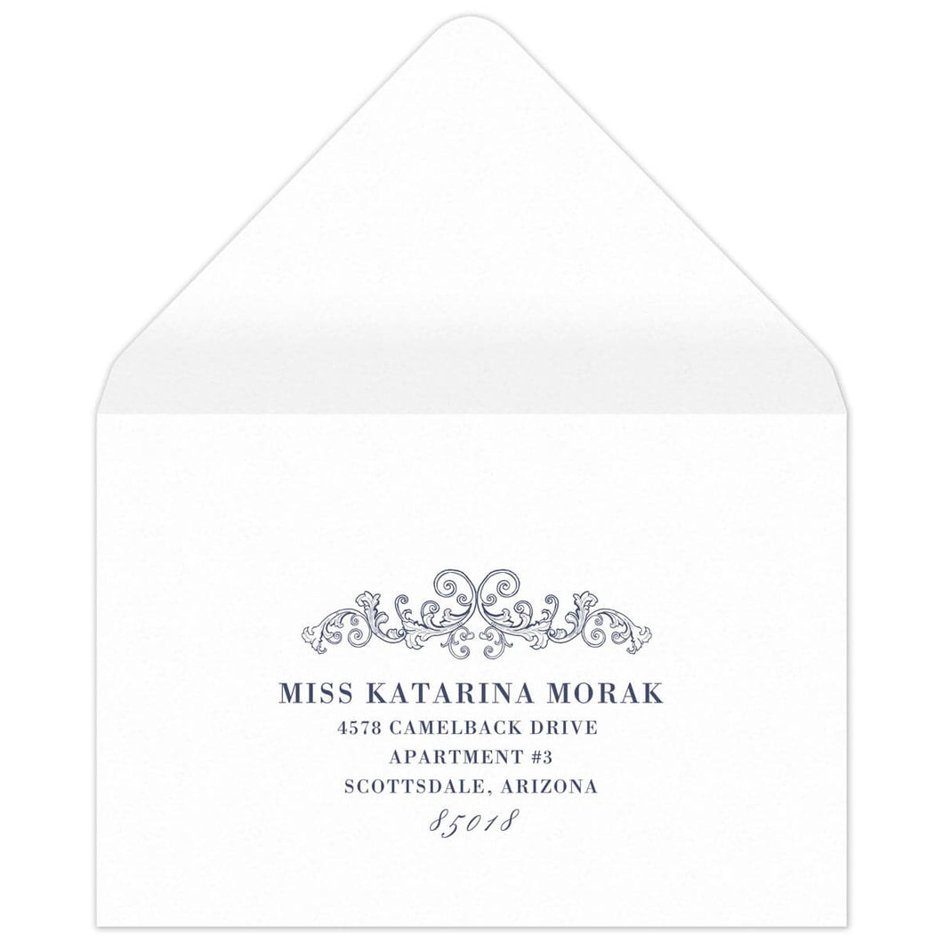 Florentine Reply Card Envelope