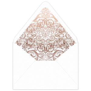 Rococo Opulence Invitation Envelope Liner