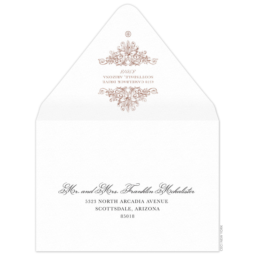 Rococo Invitation Envelope