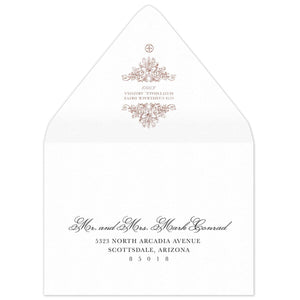 Rococo Save the Date Envelope