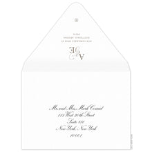 Load image into Gallery viewer, Charlie Monogram Invitation Envelope