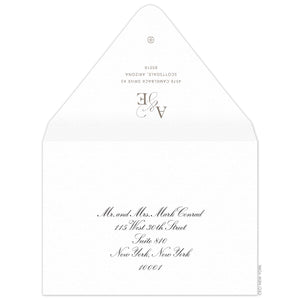 Charlie Monogram Invitation Envelope