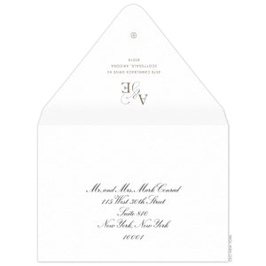 Charlie Monogram Invitation Envelope