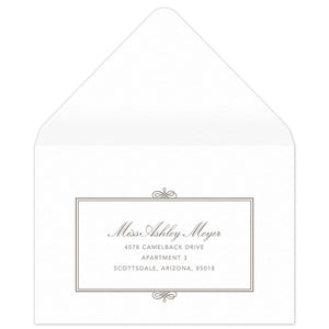 Charlie Reply Card Envelope