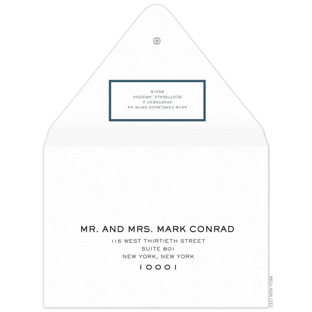 Tastemaker Border Invitation Envelope