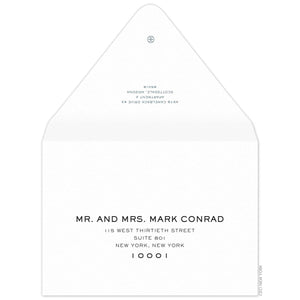 Tastemaker Invitation Envelope