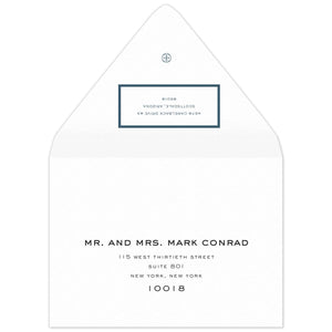 Tastemaker Border Save the Date Envelope