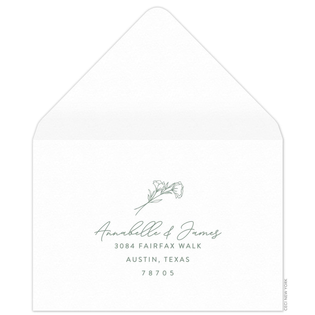 Annabelle Petite Reply Card Envelope