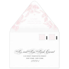 Load image into Gallery viewer, Bouquet in Blooms Garden Trellace Invitation Envelope