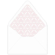 Load image into Gallery viewer, Bouquet in Blooms Garden Trellace Invitation Envelope Liner