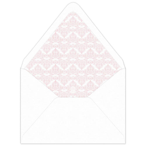 Bouquet in Blooms Garden Trellace Invitation Envelope Liner