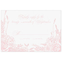 Load image into Gallery viewer, Bouquet in Blooms Romantic Rose Reply Card