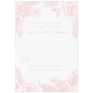 Bouquet in Blooms Reply Card