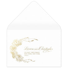 Load image into Gallery viewer, Bouquet in Blooms Romantic Rose Reply Card Envelope