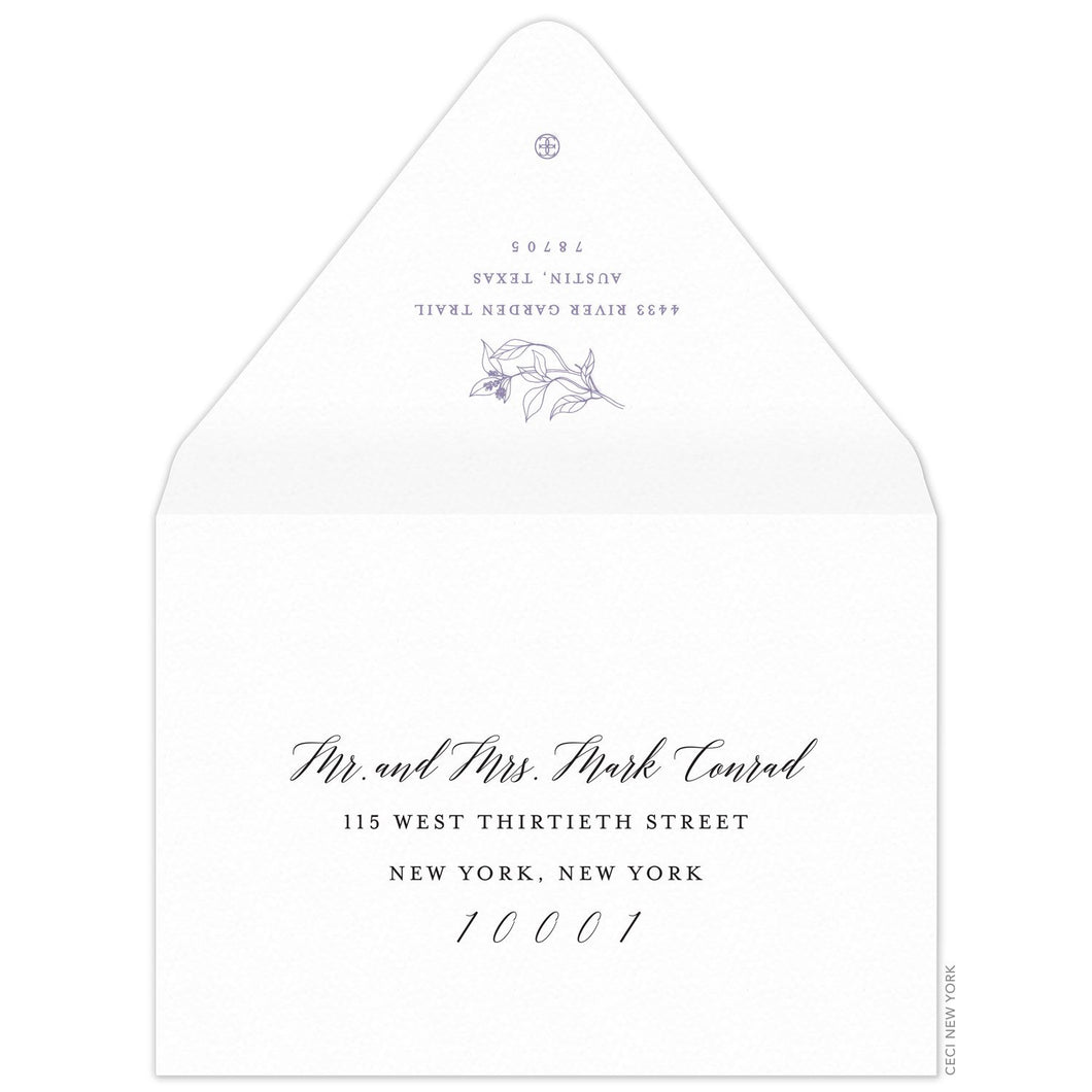 Laurel Invitation Envelope