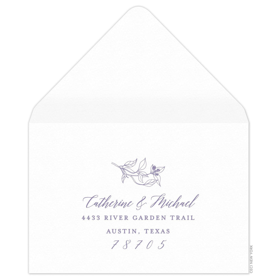 Reply Card Envelope