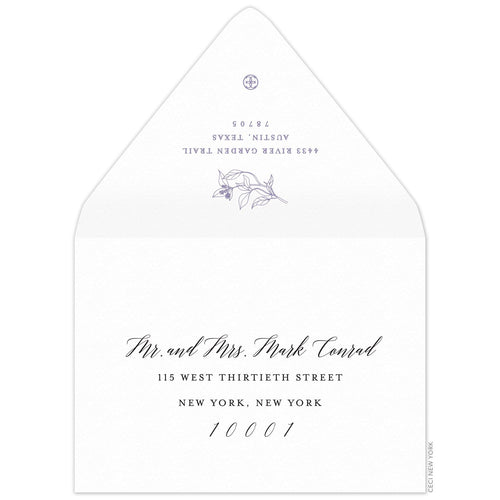 Laurel Save the Date Envelope