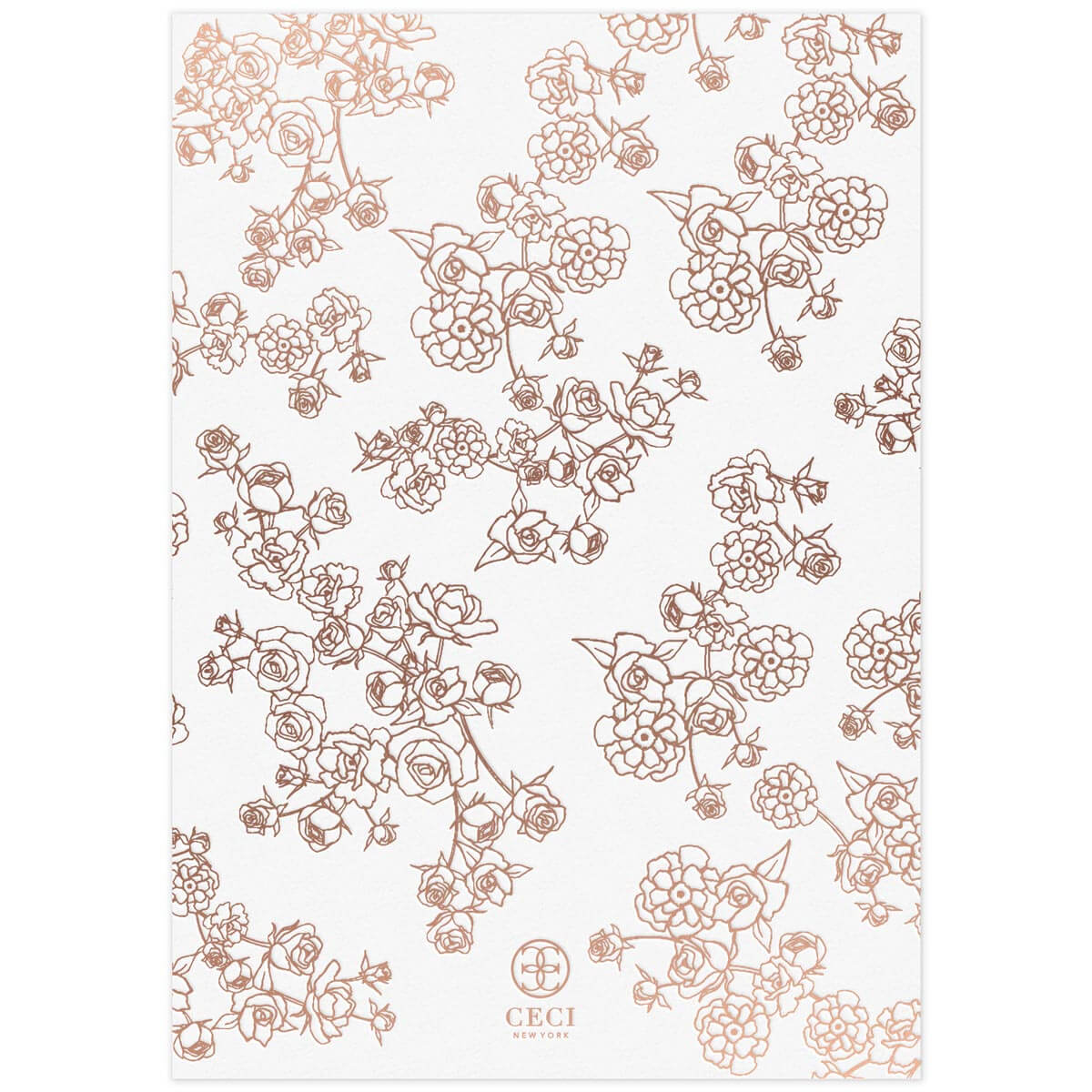 Petite Roses Invitation Back