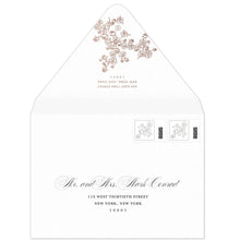 Load image into Gallery viewer, Petite Roses Vines Invitation Envelope