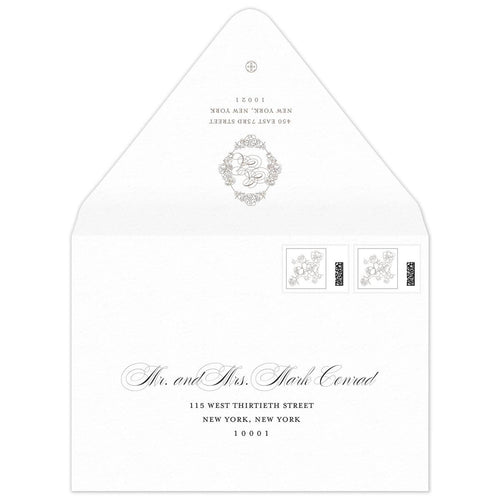 Petite Roses Invitation Envelope