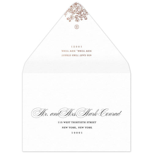 Petite Roses Save the Date Envelope