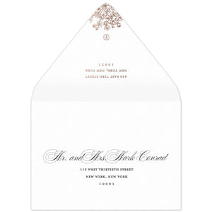 Petite Roses Save the Date Envelope
