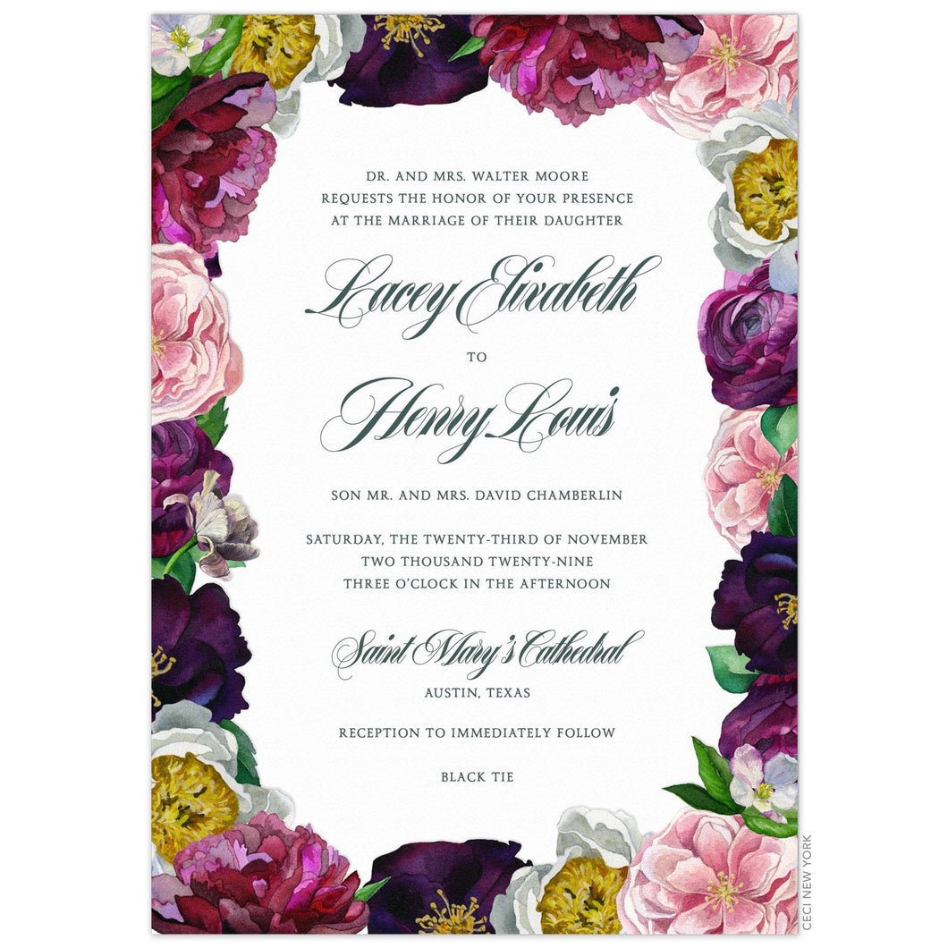 Vivienne Border Invitation