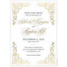 Load image into Gallery viewer, Elegant Scroll Save the Date