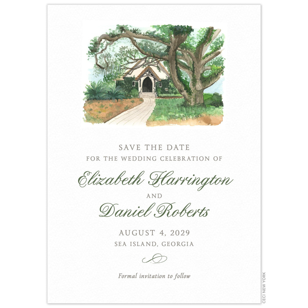 Cloister Chapel Vignette Save the Date