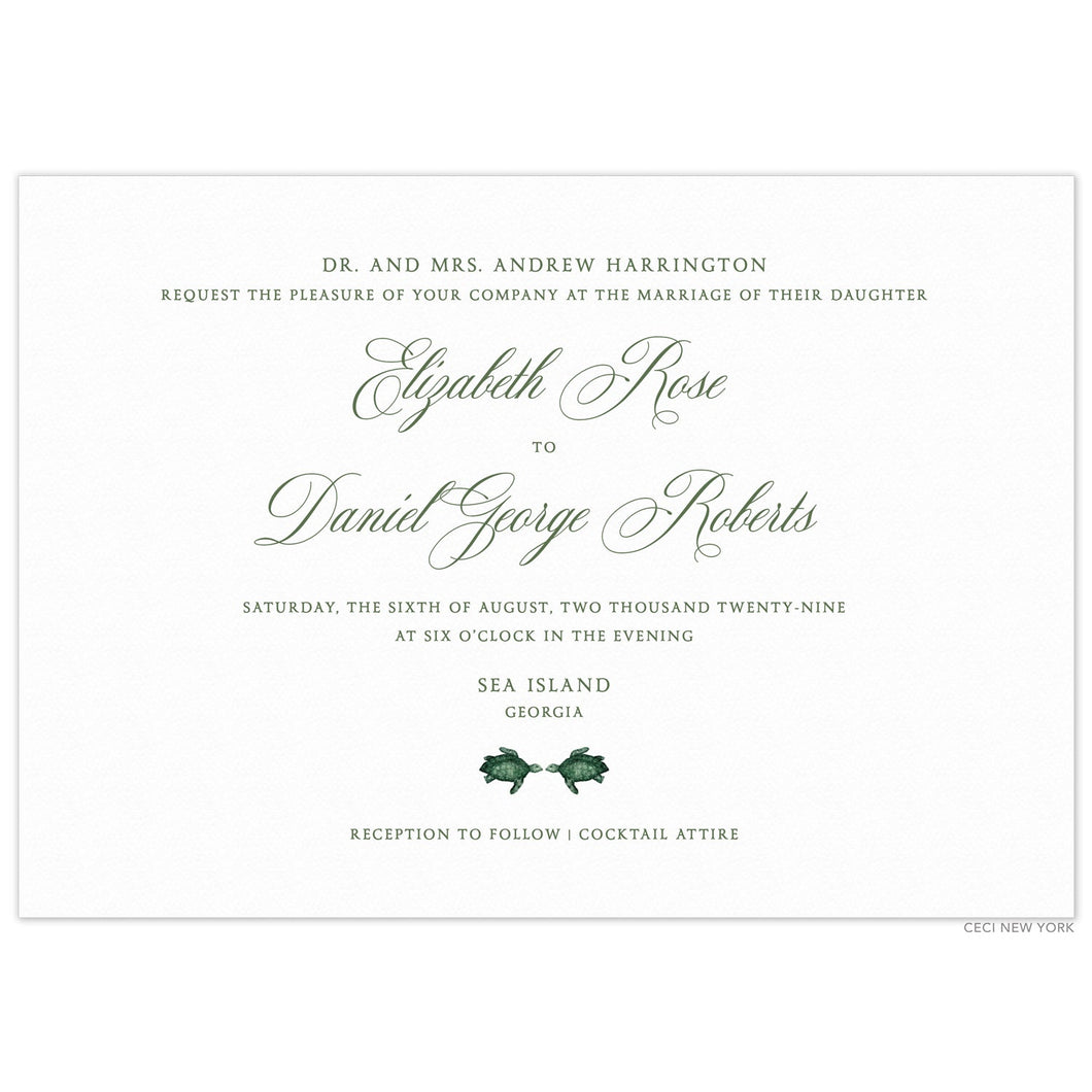 Turtle Invitation