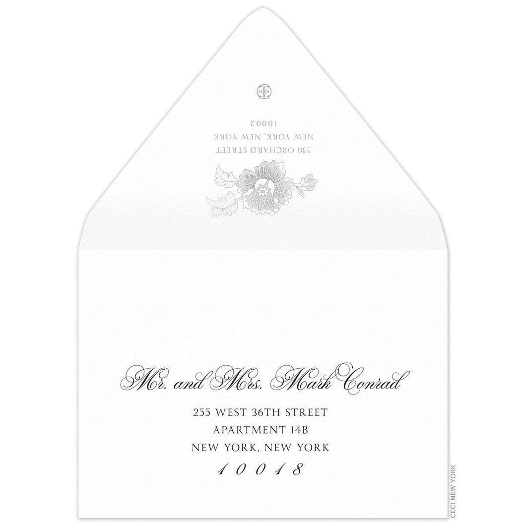 Alexandra Save the Date Envelope