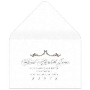 Catherine Reply Card Envelope