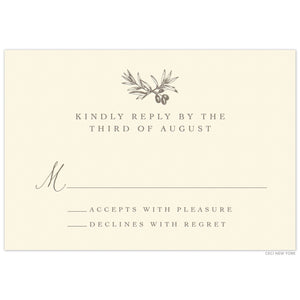 Olive Reply Card