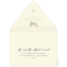 Load image into Gallery viewer, Olive Save the Date Envelope