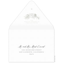 Load image into Gallery viewer, Olive Wreath Invitation Envelope