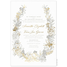 Load image into Gallery viewer, Olive Wreath Invitation