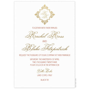 Sienna Monogram Invitation