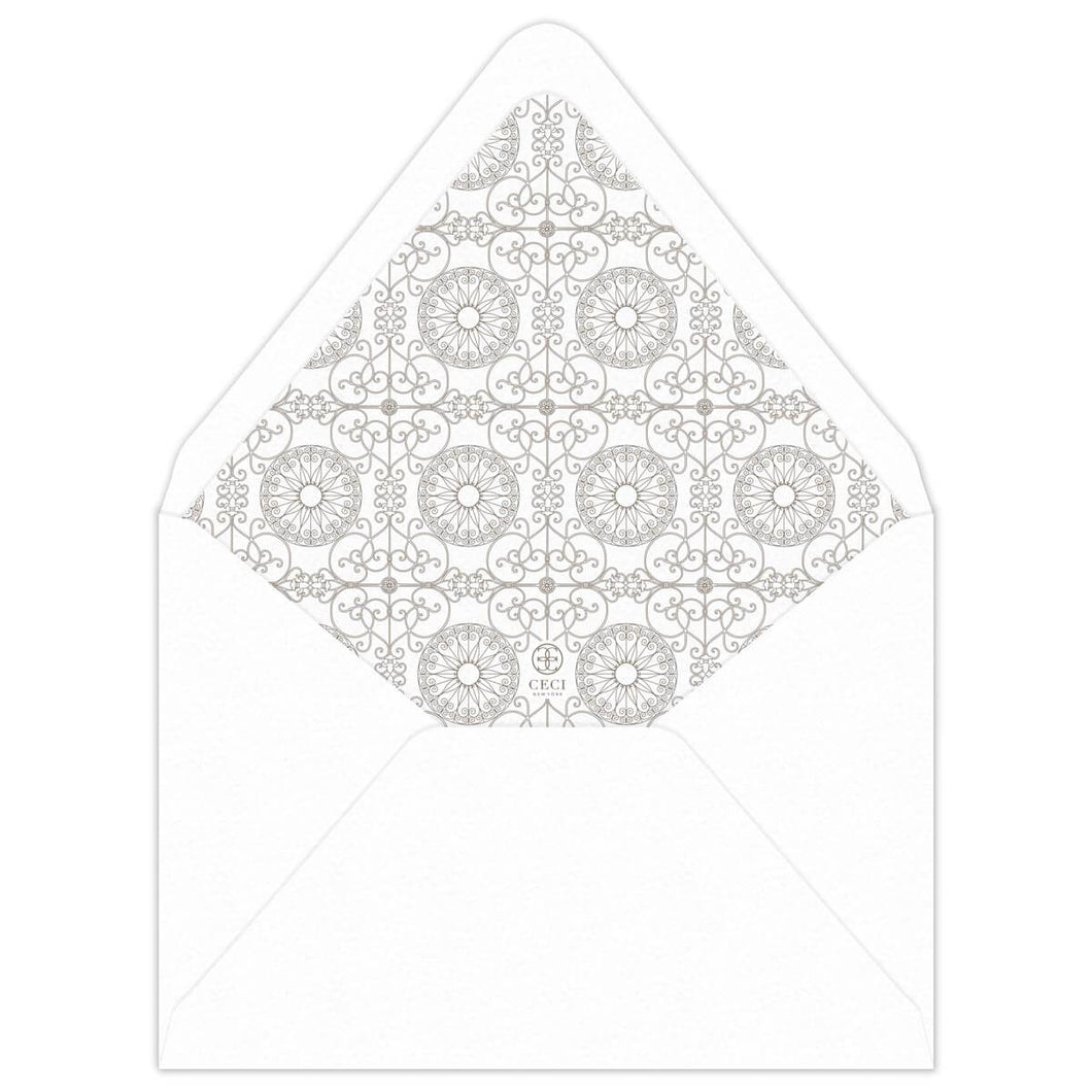 Cecilia Invitation Envelope Liner