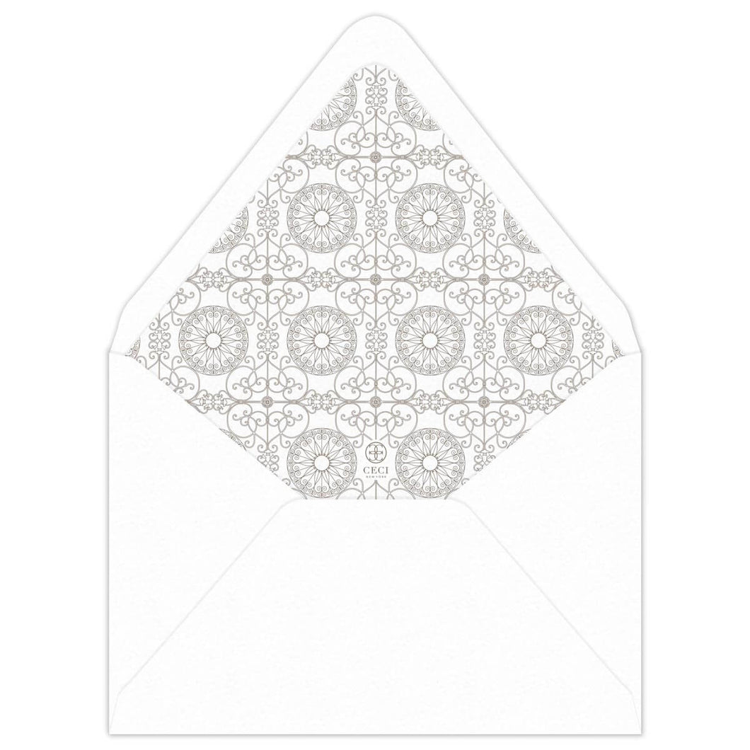 Cecilia Invitation Envelope Liner