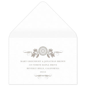 Cecilia Ann Reply Card Envelope