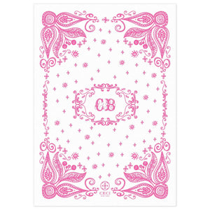 Reyna Monogram Invitation Back