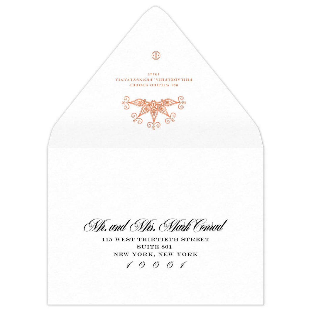 Luna Save the Date Envelope