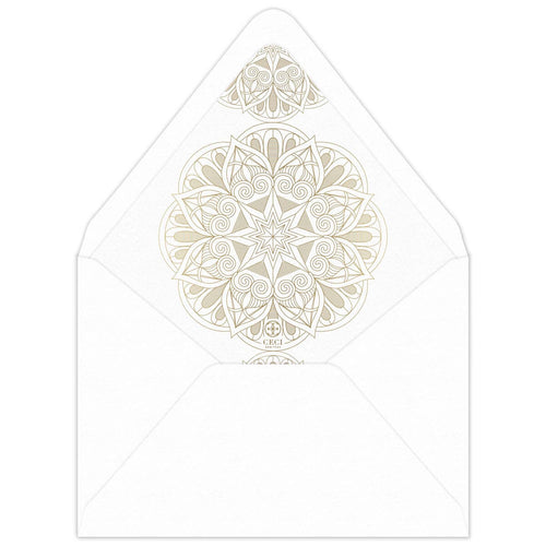 Amber Leila Invitation Envelope Liner