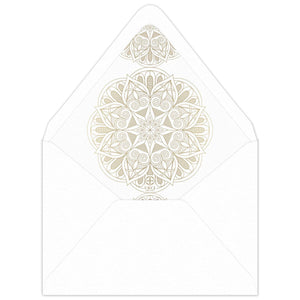 Amber Leila Invitation Envelope Liner