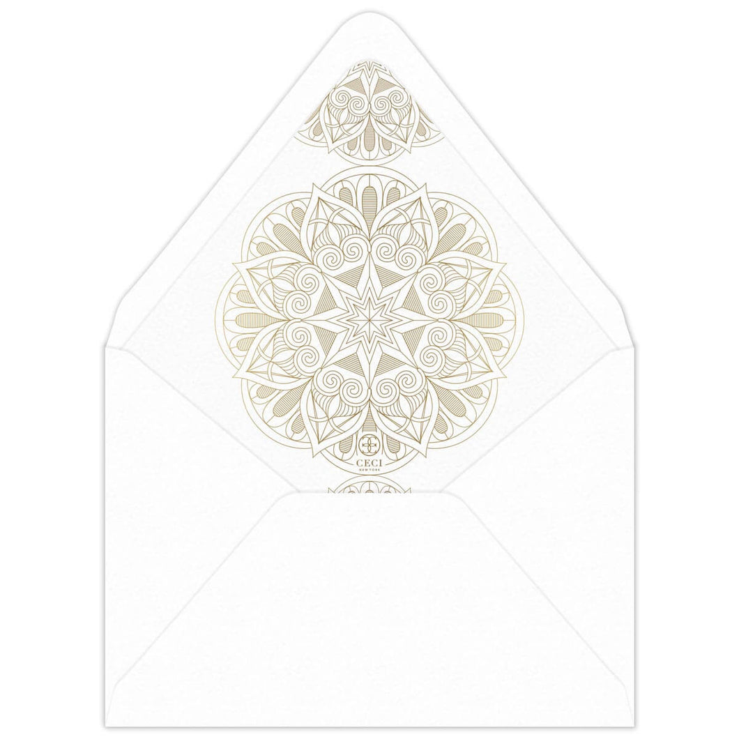 Amber Leila Invitation Envelope Liner