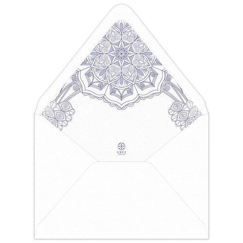 Amber Invitation Envelope Liner
